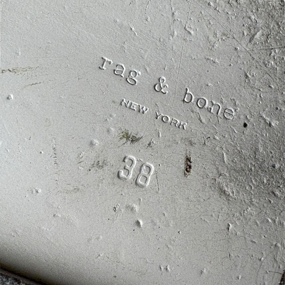 Rag & Bone Claire Thong Canvas Raw-Edge Trim Slingback Sandals Size 38 US 8 - Picture 6 of 9